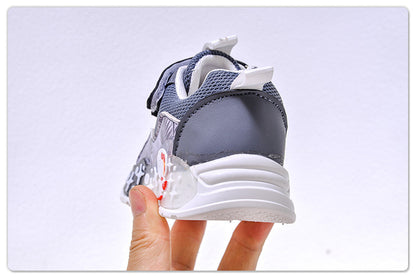 Wholesale Light-Up 2025 Spring & Fall Mesh Comfortable and Lightweight Casual Light-Up Led Light-Up Men's Sports Shoes for Small and Medium-Sized Children