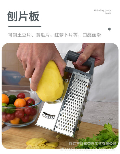Kitchen Multifunctional Six-sided Melon Planer Household Vegetable Cutter Cheese Potato Planer