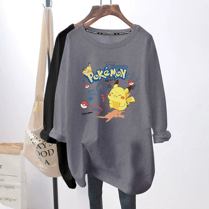 Breastfeeding Top Autumn Base Shirt Hot Mom's Out-of-the-way Breastfeeding Long-sleeved T-shirt for Spring and Autumn Postpartum Breastfeeding Clothes