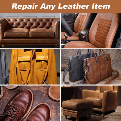 Rayhong Leather Cream for Leather Clothing Scratches and Tears, Leather Care Cream for Car Leather Seats and Sofas