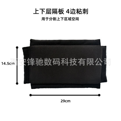 Cross-border camera bag camera bag partition shock pad partition split block wholesale thickened cushion buckle pad