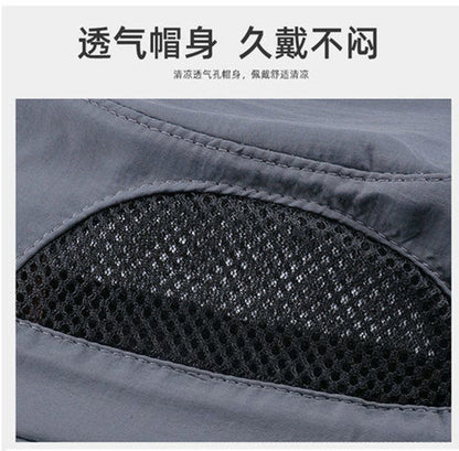 Solar Fan Hat, Summer Shawl, Neck Protection, Sun Protection Hat, Men's Outdoor Fishing and Hiking Hat, New Style Hat