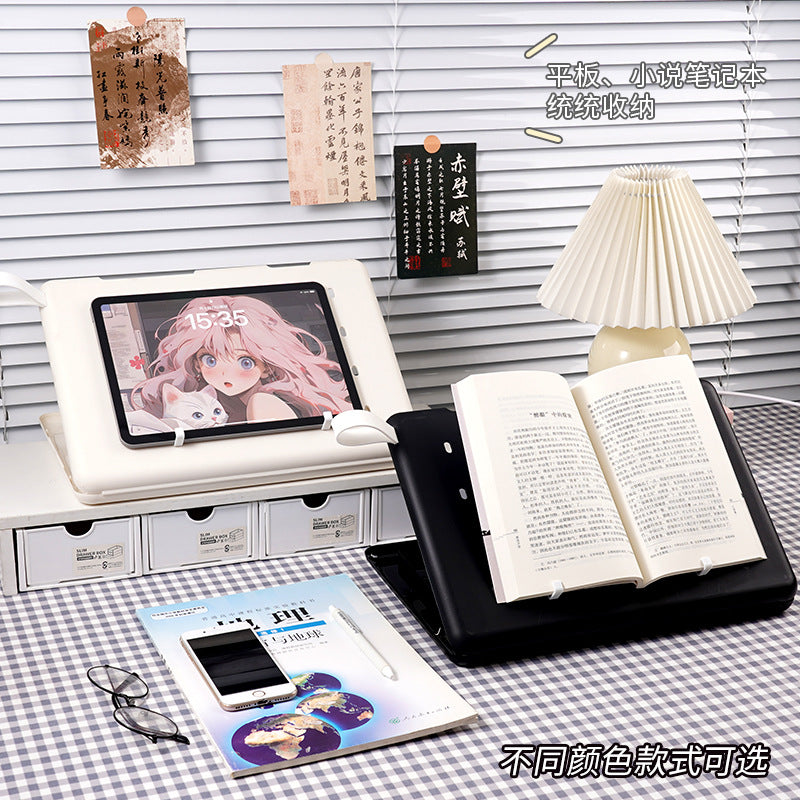 Plastic board folder file box copy writing board storage box A4 data box PP transparent office supplies finishing box