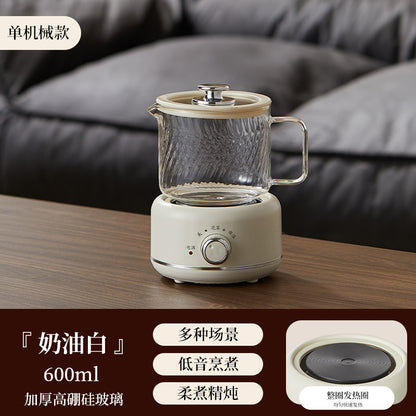 Health Pot Household Multifunctional Full Glass Tea Maker Kettle Small Office Flower Tea Pot Electric Cup Gift