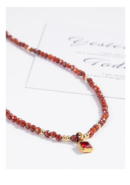 Natural Freshwater Pearl Necklace Imported Zircon Beaded Cutting High-grade Sense Exquisite All-match Love Pendant Necklace Women
