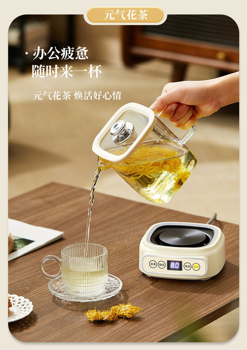 Health Pot Multi-functional New Household Glass Kettle Small Office Tea Maker Dormitory Flower Tea Pot Gift