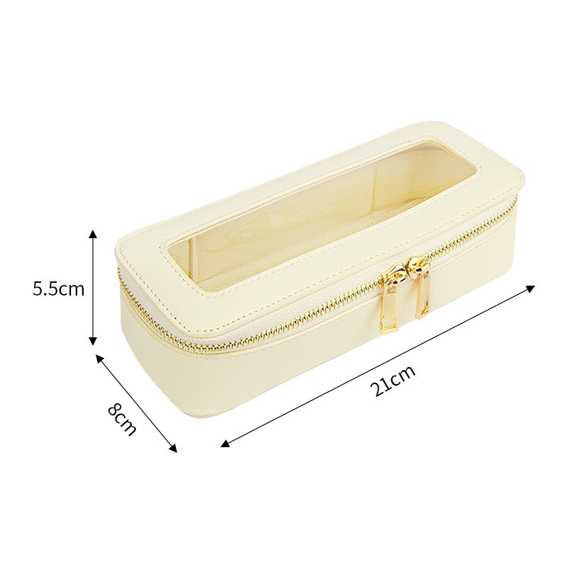 Small single custom high-level cosmetic brush storage box cross-border exquisite beauty storage bag portable texture cosmetic bag