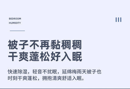 Factory Direct Dehumidifier for Home Bedroom, Small Silent Dehumidifier for Humid Weather, Air Purification, Dehumidification, and Moisture Absorption