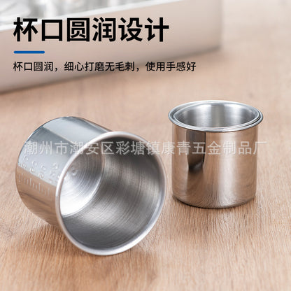 304 stainless steel measuring cup 40ml scale Cup hospital anti-iodophor liquid medicine delivery Cup