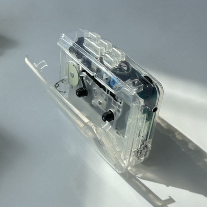 Bayin Box Cross-Border Transparent Retro Tape Player Recorder Walkman Headphone Player Tape Player Radio