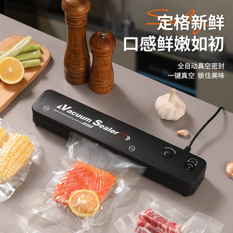 Vacuum sealing machine small household food packaging machine automatic sealing cooked food compression plastic sealing Preservation Machine