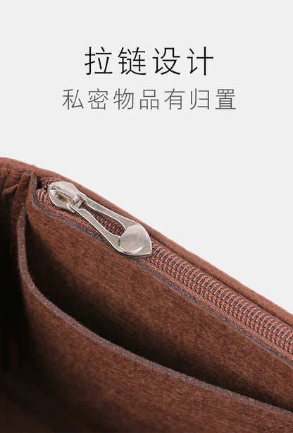 Suitable for Lv Carryall Inner Bag, Medium-Sized Handbag Organizer Storage Bag with Lining