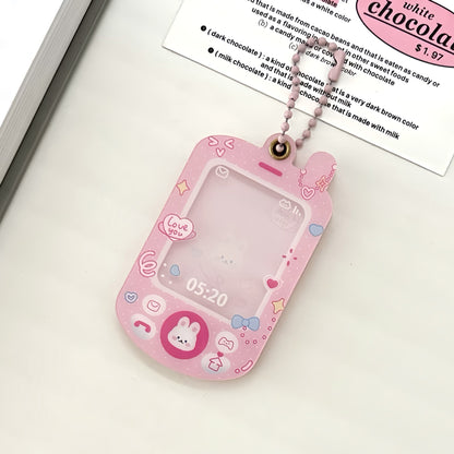 Original cute mobile phone puppy 1 inch ID photo magnetic card set card brick goo card goo plate acrylic hard card set