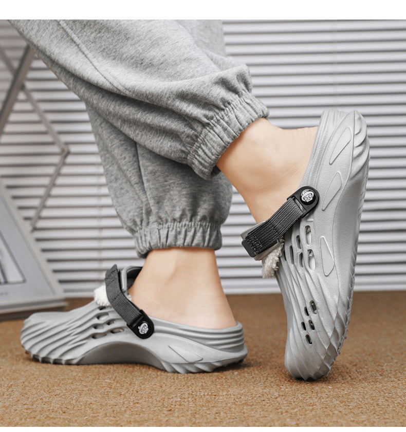 Cotton Slippers for Home, High-End Outer Wear, 2025 Winter New Cross-Border Cotton Shoes Manufacturer Wholesale Cotton Tow
