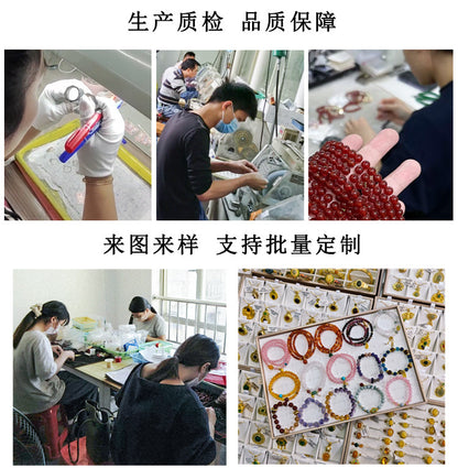Guan Yu Natural Grade a Jade Earrings Blue Water Jade Jewelry E-Commerce Live Broadcast Hot Sale Wholesale Dropshipping S5070501