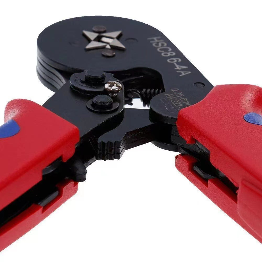 Quadrilateral Pliers Tube Type Pier Crimping Pliers Hsc8 6-4 Pin Type Terminal Crimping Cold-Pressed Terminal Crimping Pliers
