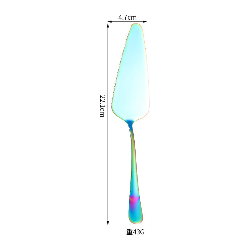 Cross-border Stainless Steel Cake Knife Shovel suit Kitchen Pizza Cutter Creative Baking Household Cream Shovel Knife Gift Box