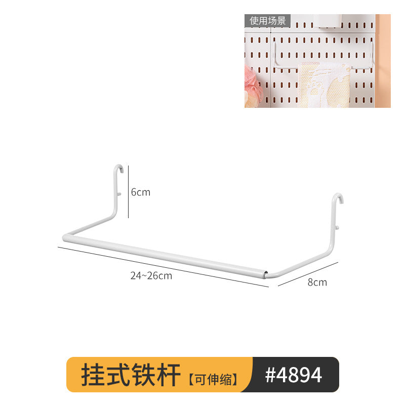 Desktop Perforated Board Storage Rack Organizer Office Partition Workstation Desk Stationery Organizer Shelf No Drilling Required