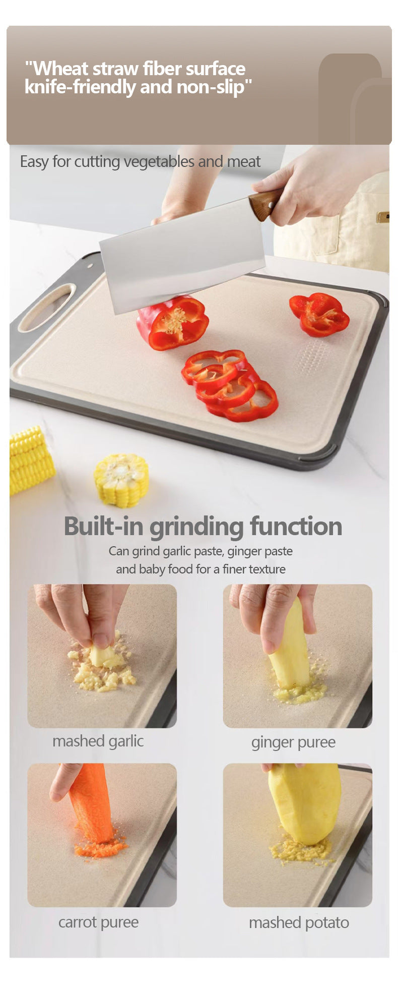 New in stock Amazon Explosions 3D Pattern Stainless Steel Cutting Board Titanium Cutting Board 304 Double-sided Cutting Board