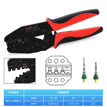 Jieruide Automotive Terminal Crimping Pliers Open Crimping Pliers Dechi Dt Wiring Harness Amp1.5 Plug Crimping Tool