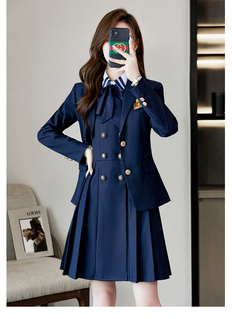 Kindergarten teacher garden clothes interview clothing dress suit group kindergarten teacher fashion temperament early education overalls women