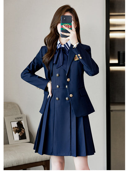 Kindergarten teacher garden clothes interview clothing dress suit group kindergarten teacher fashion temperament early education overalls women