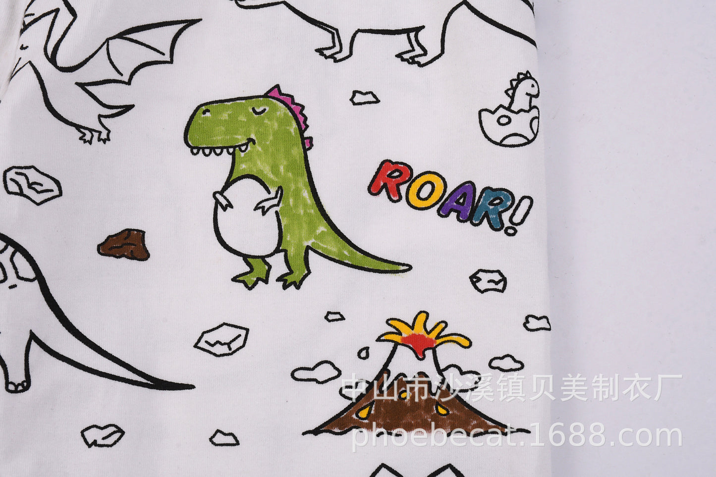 Foreign Trade Independent Stand Pull-Up Cotton Girls Sketch Coloring Comfortable Kidsren's Set Fun DIY Hand-Painted Class a Graffiti