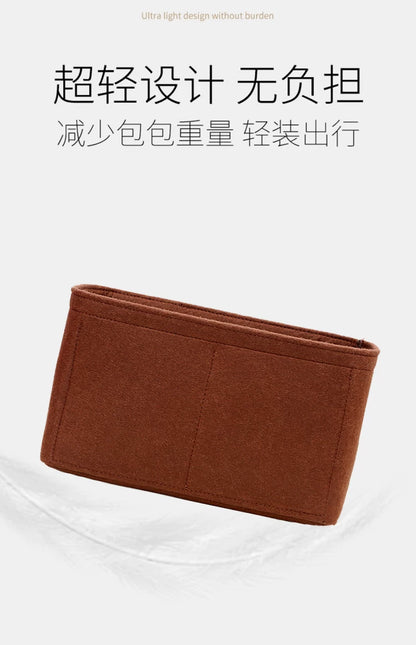 Suitable for Lv Carryall Inner Bag, Medium-Sized Handbag Organizer Storage Bag with Lining