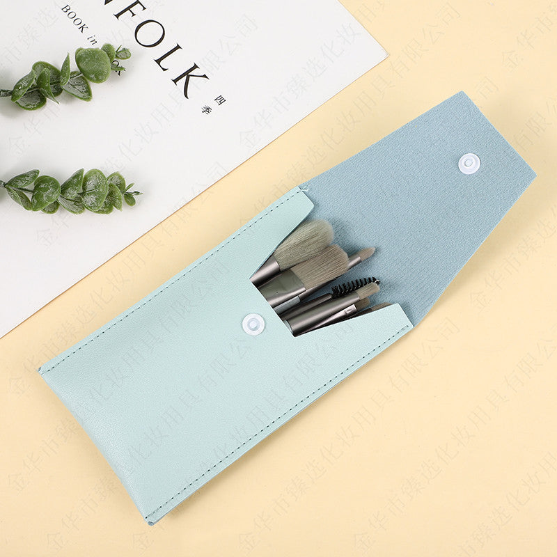 Morandi 8-Piece Beginner Makeup Brush Set Beauty Tools Portable Brushes for Beginners Eyeshadow Brush Loose Powder Setting Brush