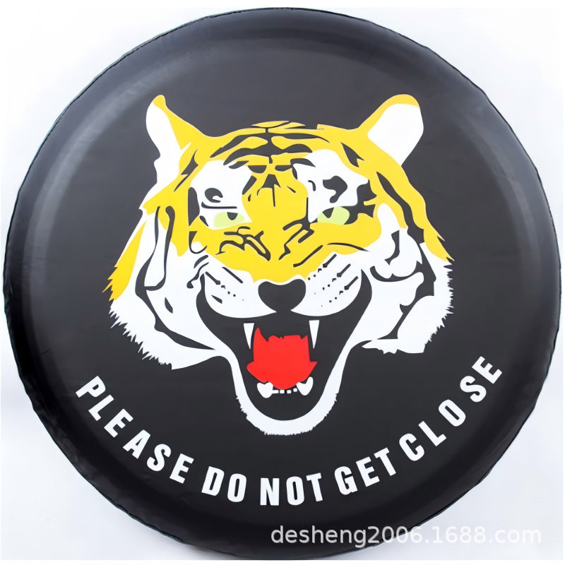 Source factory car tire protective cover tire cover spare tire cover protective cover thickened tire cover all black tire cover