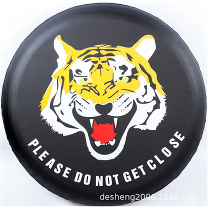 Source factory car tire protective cover tire cover spare tire cover protective cover thickened tire cover all black tire cover