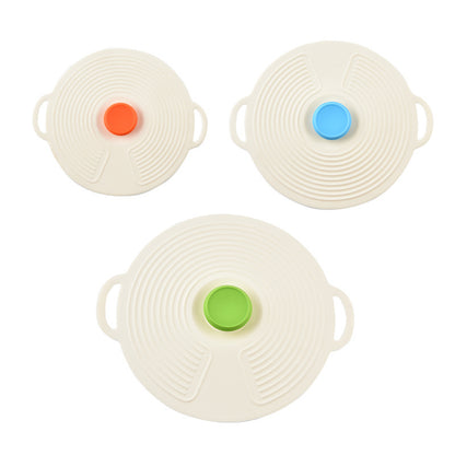 Casual Style Silicone Fresh-Keeping Lid, Sealed Bowl Lid, Meal Lid, Basin Lid, Plate Lid, Microwave Oven Splash-Proof Lid