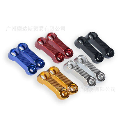 Motorcycle electric vehicle rearview mirror accessories modification forward transfer adapter extension base screw bracket widened bracket