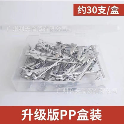 70 aluminum plate hairpin hairpin positioning clip partition clip hand push corrugated clip bangs clip modeling clip long mouth clip