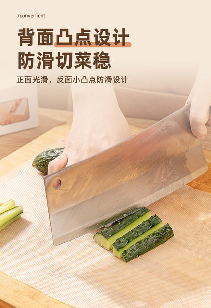 Household Kitchen Disposable Cutting Board Mat Eva Meat Cutting Board Mat Food Supplement Cutting Board Non-Slip Antibacterial Transparent Mat