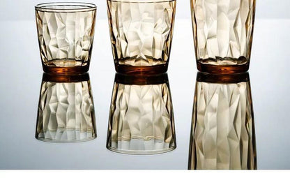 Acrylic Pc Colorful Water Cup, Juice Cup, Drink Cup, Heat-Resistant Restaurant Tea Cup, Mouthwash Cup, Plastic Beer Cup