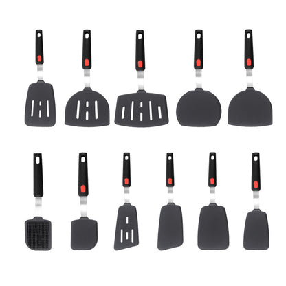 Silicone Cooking Utensils Teppanyaki Cooking Shovel Non-stick Pan Silicone Pancake Yazi Shovel Cross-border Hot Sale