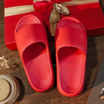 Stepping on excrement feeling sandals and slippers women's summer new home non-slip bathroom home men's eva cool tray factory wholesale cross-border