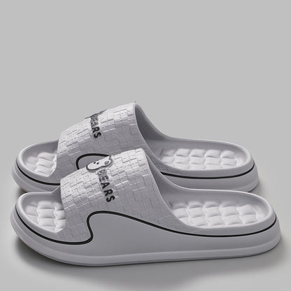 Stepping on excrement feeling sandals and slippers women's summer new home non-slip bathroom home men's eva cool tray factory wholesale cross-border