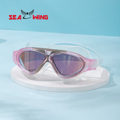Large-Frame Swimming Goggles Liquid Silicone New Waterproof Diving Outdoor Sports Equipment Glasses Diving Goggles Wholesale