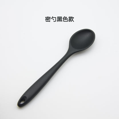 Food Grade Silicone Spoon, Kidsren's Safety Table Spoon, High Temperature Resistant Non-Stick Pan, Student Spoon, Baby Food Supplement Mixing Spoon