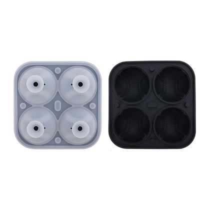 Food Grade Large Ice Hockey Mold Ice Artifact Whiskey Household Frozen Ice Block Spherical Large Silicone Round Ice Pot