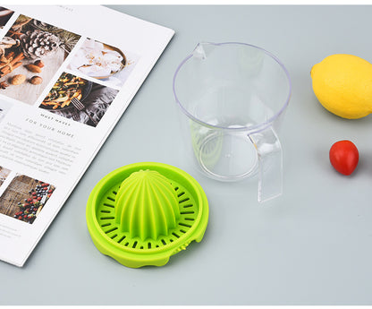 Multifunctional Lemon Manual Juicer with Measuring Cup Easy to Clean Orange Fruit Juicer Juicer Lemon Press