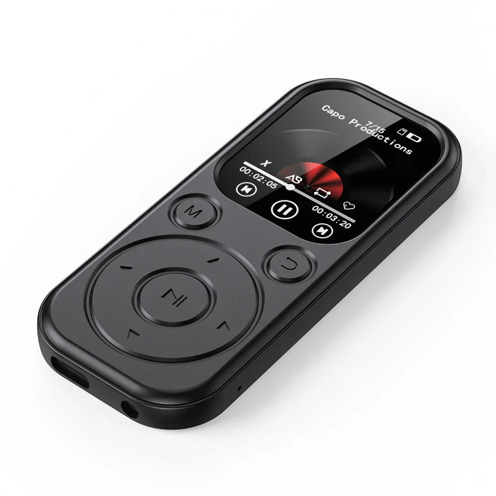 Bluetooth 5.4 MP3 MP4 Player Portable LCD Screen Music Player Stereo HiFi Speaker Support TF FM Radio Video E-Book Recording