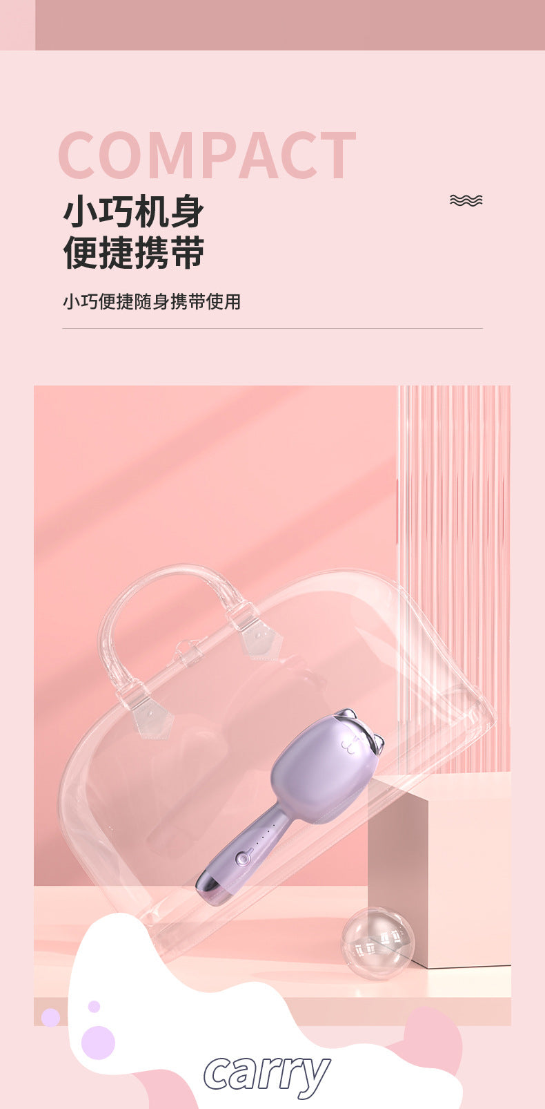 Egg Roll Hair Iron Large Wave Curling Iron Water Ripple Curling Iron 32mm Cat Claw Type Cross-Border Girls Hair Salon