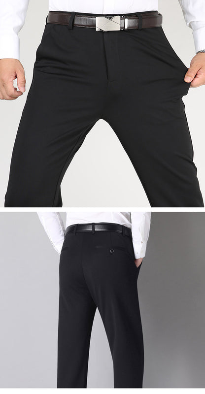 Summer Thin Casual Trousers, Business Men's Trousers, Middle-Aged Dad Casual Trousers