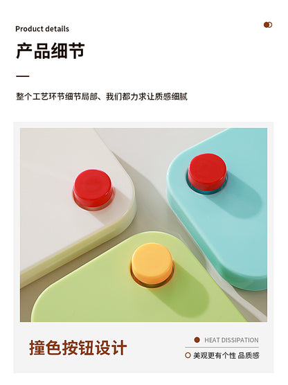 Ice Cube Mold Food Grade Household Pressed Ice Tray Large Capacity Ice Cube Storage Box Refrigerator Homemade Frozen Ice Artifact
