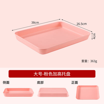 Commercial Deepening Tray Rectangular Kindergarten Plastic Storage Tray for Hot Pot Food Preparation Tray with Marinated Flavor Marinated Dishes Display Tray