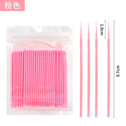 Wholesale Eyelash Extension Cotton Swabs, Disposable Small-Headed Eyelash Cleaning Cotton Sticks, Makeup Removal, Beauty Eyelash Micro Brushes
