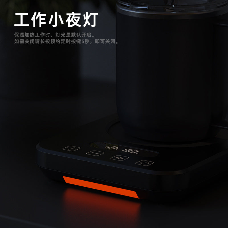 New 80-Degree Constant Temperature Coaster with Adjustable Temperature and Timed Insulation for Coffee Cups, Hot Milk Heating Coaster Base, Cup Warmer